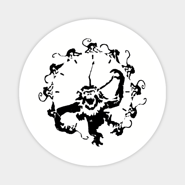 12 Monkeys Magnet by Thinkerman